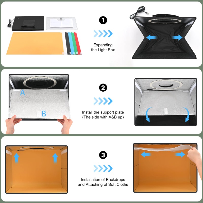 Lightdow Fotoğraf Stüdyosu Işı - Photography Lighting Kit Portable incelemesi ve fiyatı