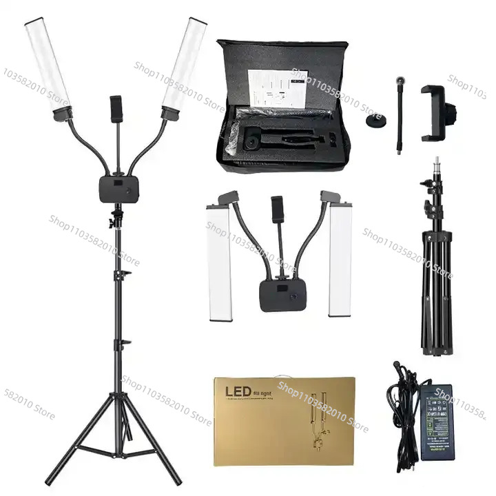 Katlanabilir çift kollu dolgu  - Photography Mobile Lighting incelemesi ve fiyatı