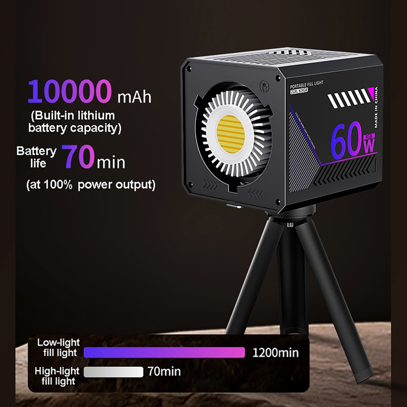60W RGB Video Işığı Taşınabili - Photography Lighting Handheld incelemesi ve fiyatı
